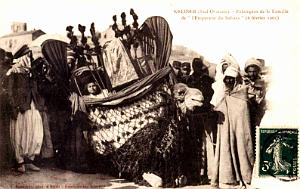 LE KREIDER - PALANQUIN DE L'EMPEREUR DU SAHARA - 1905